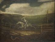 Albert Pinkham Ryder Die Rennbahn oder der Tod auf einem fahlen Pferd Germany oil painting artist